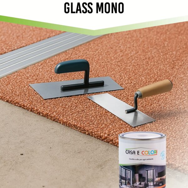 Resina per pavimenti esterni Glass Mono