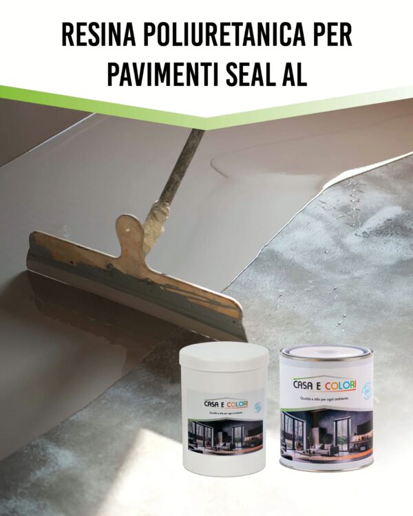 Resina poliuretanica per pavimenti Seal Al