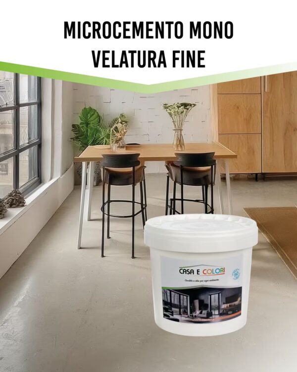 Microcemento Mono Velatura Fine CasaeColori