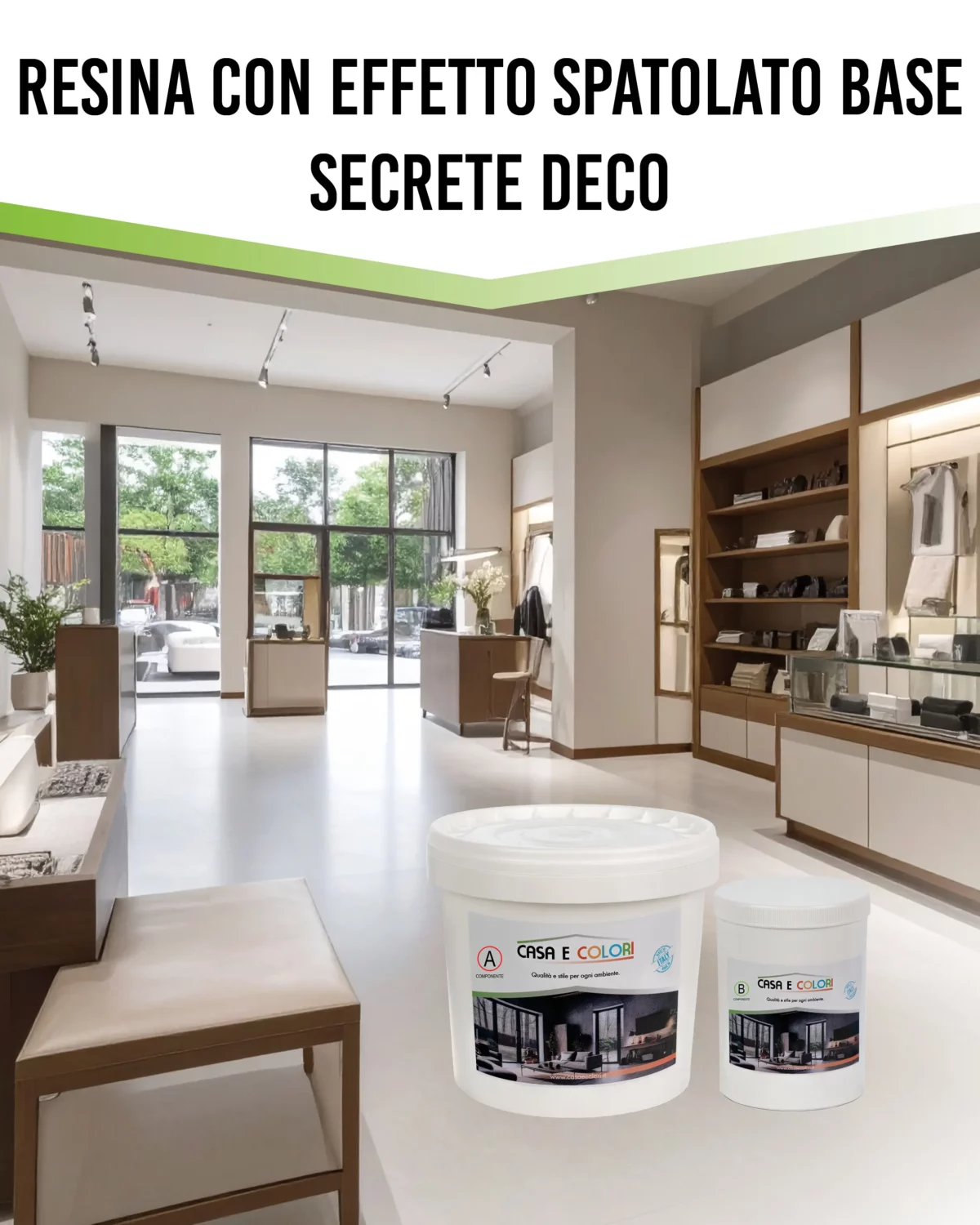 Resina per pavimenti ad Alta Resistenza Secrete Deco Resina per pavimenti ad Alta Resistenza Secrete Deco