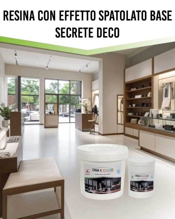 Resina per pavimenti ad Alta Resistenza Secrete Deco