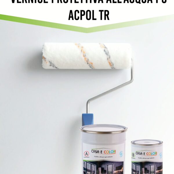 Vernice protettiva trasparente poliuretanica all’acqua Acpol TR