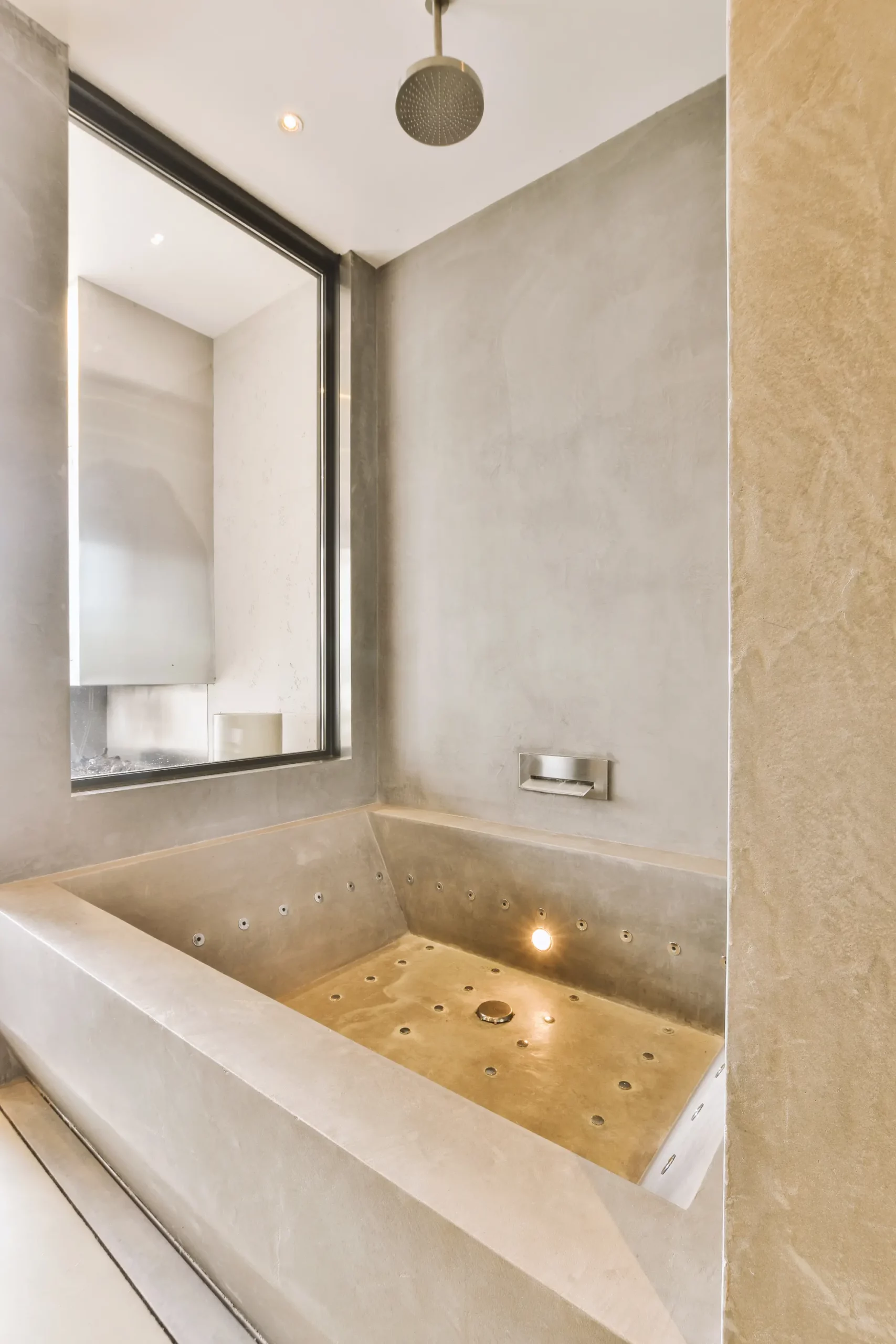 bagno moderno rivestito in microcemento fai da te di casaecolori