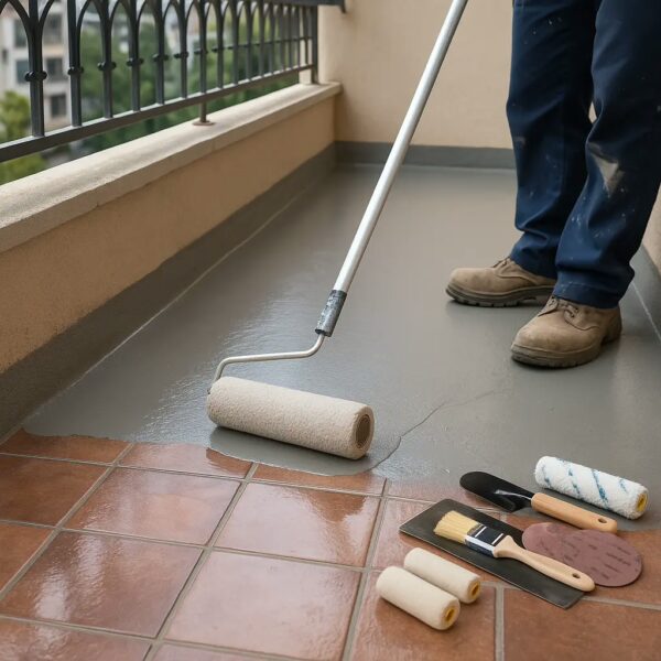 impermeabilizzante sul balcone