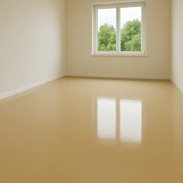 resina autolivellante in una stanza